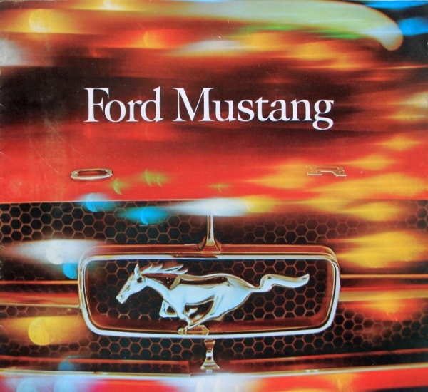 Ford Mustang Modelprogram 1964 Carbrochure (8601)